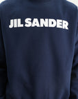 Jil Sander Sweater Bold Logo Blue