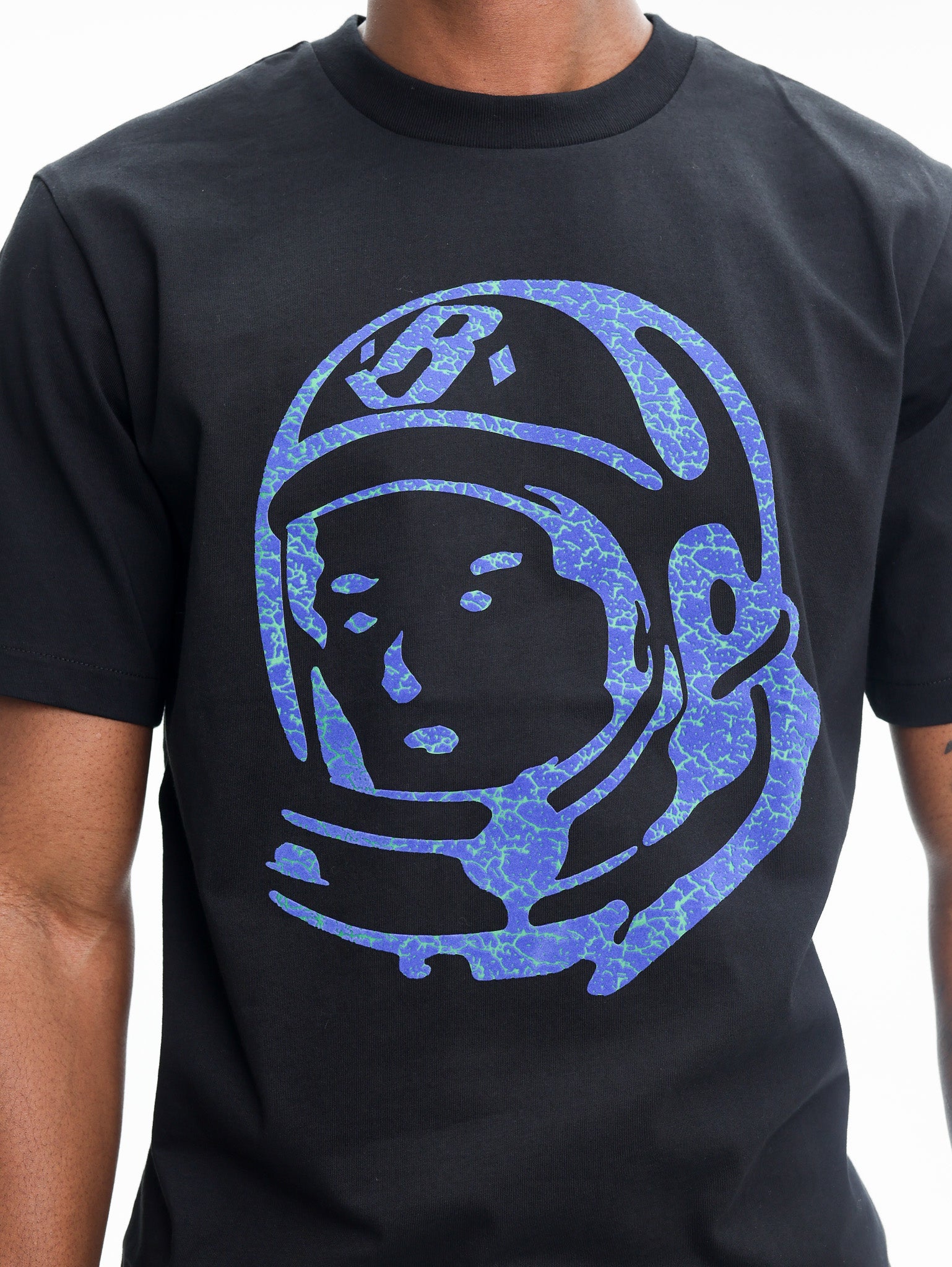 Billionaire Boys Club Cracked Flock Print Astro T-shirt Black-AL Capone Premium
