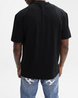 John Richmond T-Shirt Doberman Print Logo Black