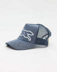 Icecream Indigo Denim Running Dog Trucker Cap