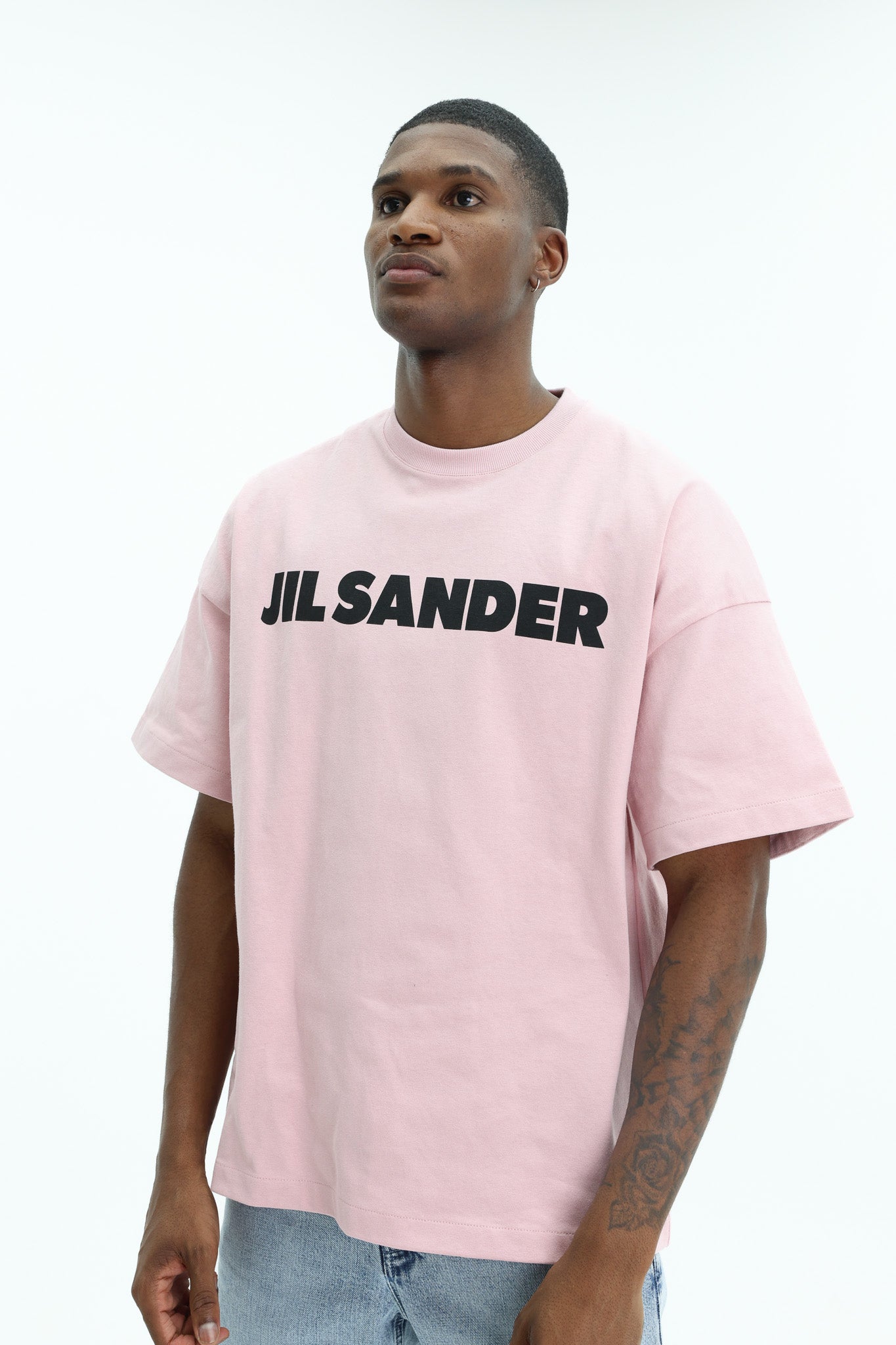 Jil Sander T-Shirt Bold Logo Pink - AL Capone Premium