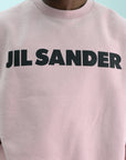 Jil Sander Sweater Bold Logo Pink