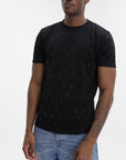 John Richmond T-Shirt Dotted Glitter Black