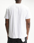 Purple T-Shirt Black Ribbon Logo White