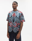 Etro T-Shirt Allover Print Multi 2.0