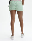 Chiara Ferragni Shorts Stripes Green-White