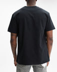 Purple T-Shirt Blur Multi Co Print Black