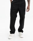 Stone Island Cargo Pants Flap Pockets Black