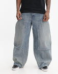 Purple Jeans Baggy Rust Denim