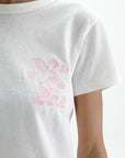 Kenzo T-Shirt Cartoon Embroidered Off White
