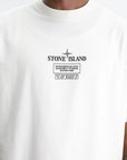 Stone Island T-Shirt Back Compass Logo Off White