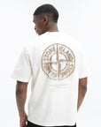 Stone Island T-Shirt Combed Organic Cotton Off White