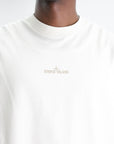 Stone Island T-Shirt Combed Organic Cotton Off White