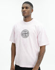 Stone Island T-Shirt Back Graphic Print Pink