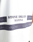 Stone Island T-Shirt Double Lines Light Blue
