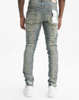 Purple Jeans Dropped Fit- Mid Rise With Tapered Leg Indigo