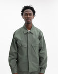 Kenzo Overshirt Woven Cotton Khaki
