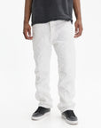 Purple Jeans Jacquard Straight Off White
