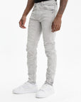 Purple Jeans Skinny Coated Grey