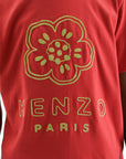 Kenzo T-Shirt Boke Flower Slim Cherry