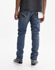 Purple Jeans Vintage Heavy Patch Repair Indigo
