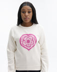 Kenzo Sweatshirt Knitted Cotton Ecru