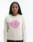 Kenzo Jumper Boke Heart Ecru