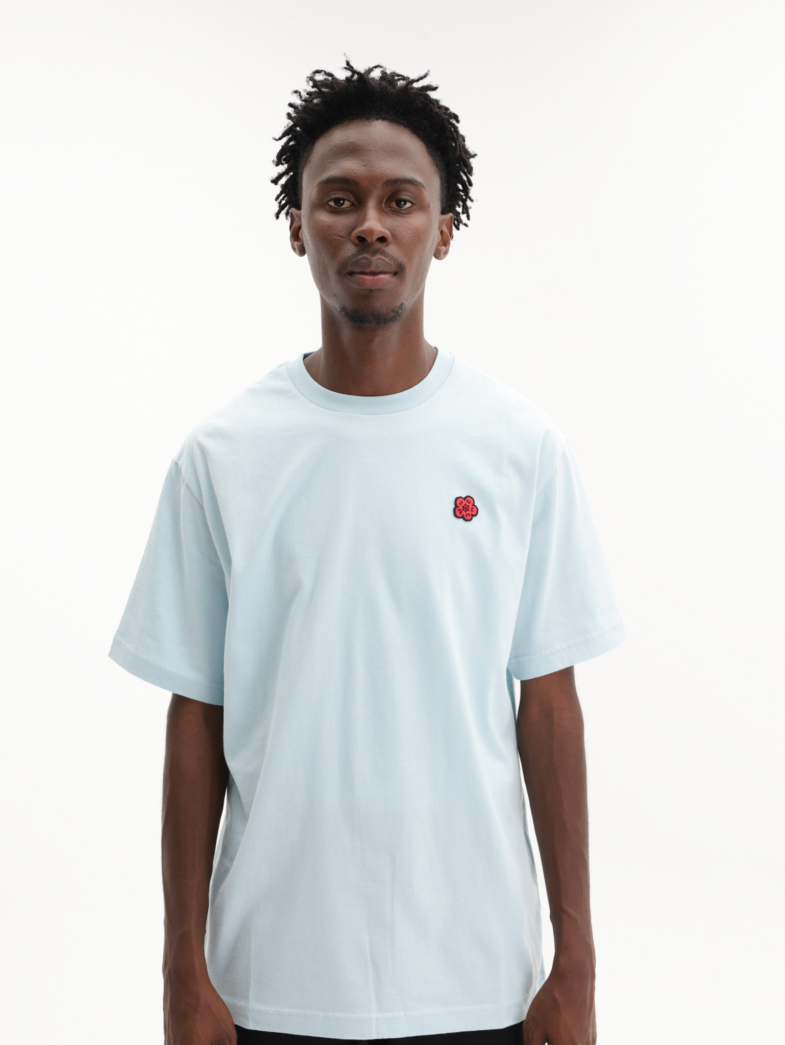 Kenzo T-Shirt Boke Flower Embroidered Glacier - AL Capone Premium