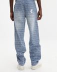 Karl Kani Og K Aop Carpenter Straight Leg Jeans Blue