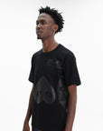 Comme Des Garcons T-Shirt Upside Down Heart Black