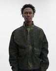 Arte Allover Paint Jacket Green