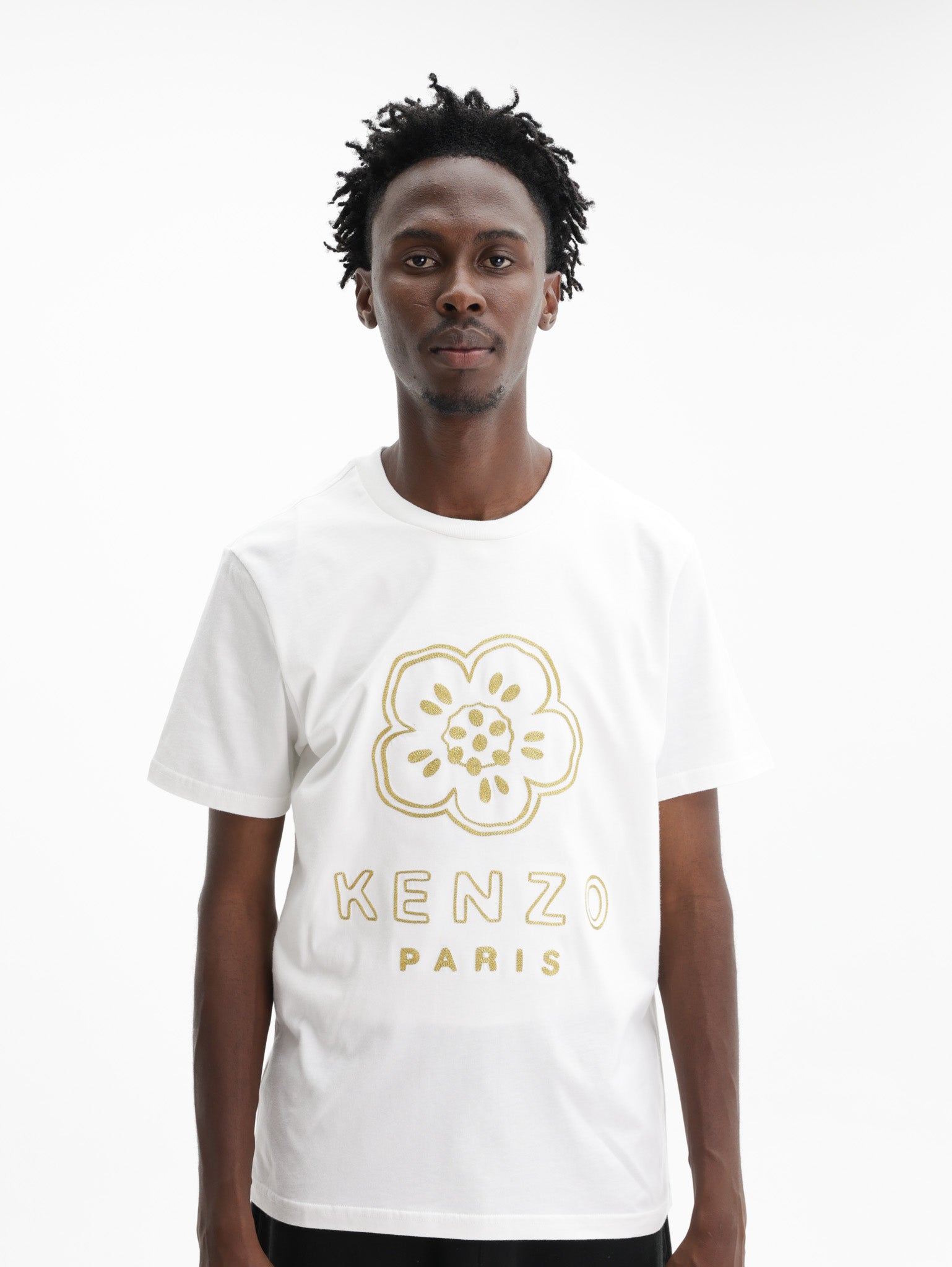 Kenzo T-Shirt Boke Flower Slim Off White - AL Capone Premium