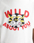 Kenzo T-Shirt Wild Tiger Off White