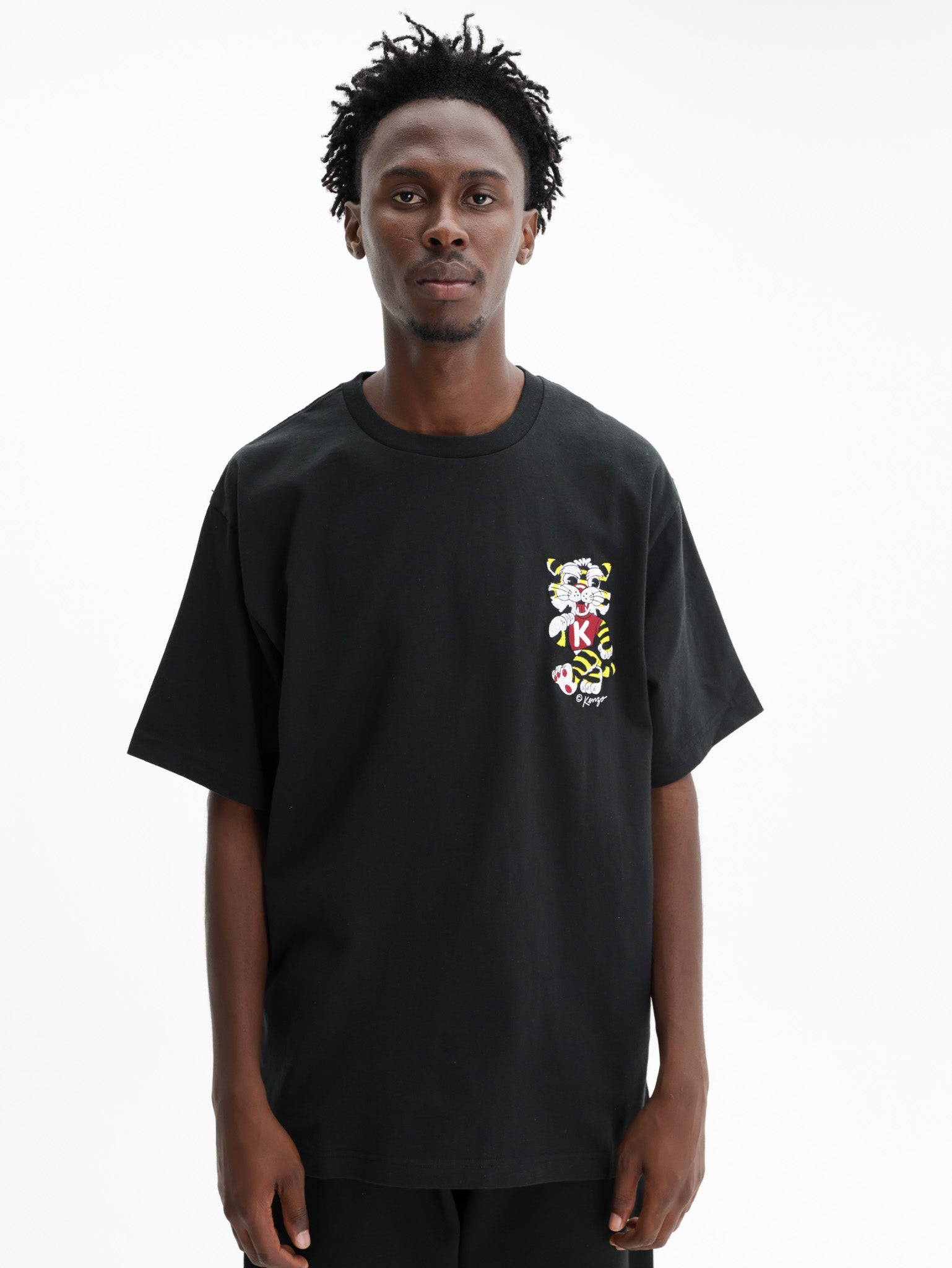 Kenzo T-Shirt Wild Tiger Oversized Black - AL Capone Premium
