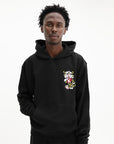 Kenzo Hoodie Wild Tiger Embroidered Black
