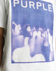 Purple T-Shirt Jersey White