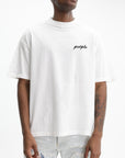 Purple T-Shirt Oversized Off White