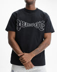 Purple T-Shirt Jersey Black