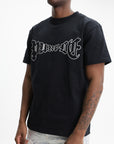 Purple T-Shirt Jersey Black