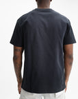 Purple T-Shirt Textured Knitwear Black