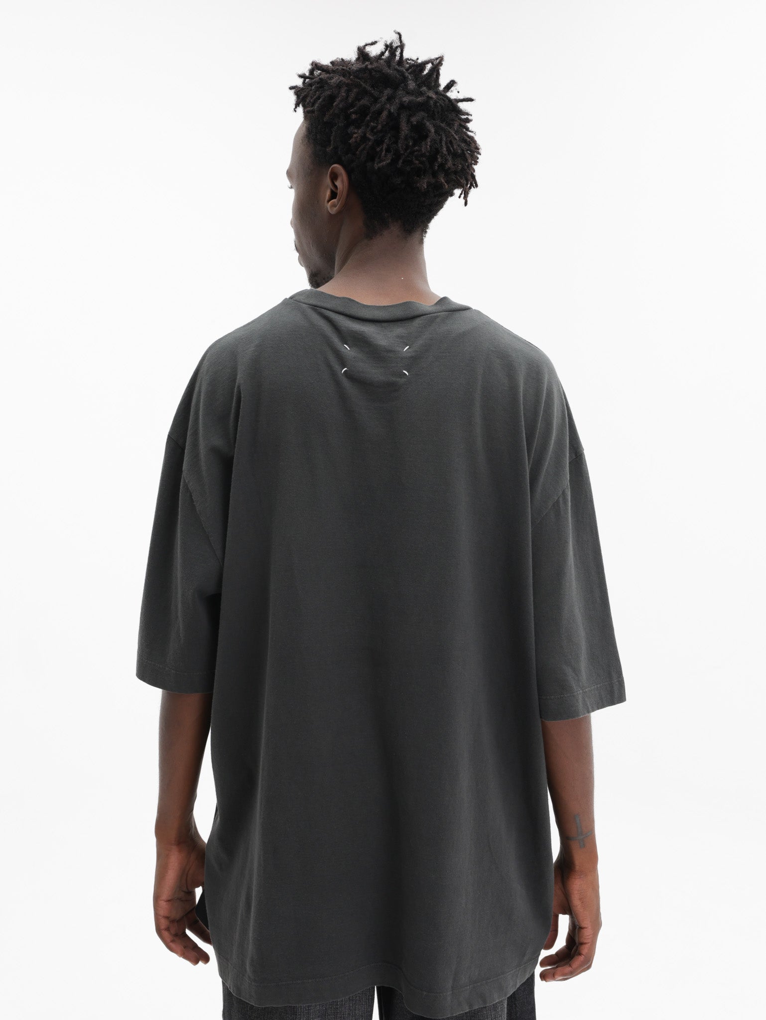 Maison Margiela Numerical Logo T-shirt Washed Black - AL Capone