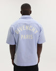 Givenchy Shirt Short Sleeve Baby Blue