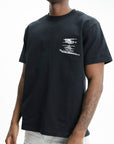 Purple T-Shirt Jersey Black