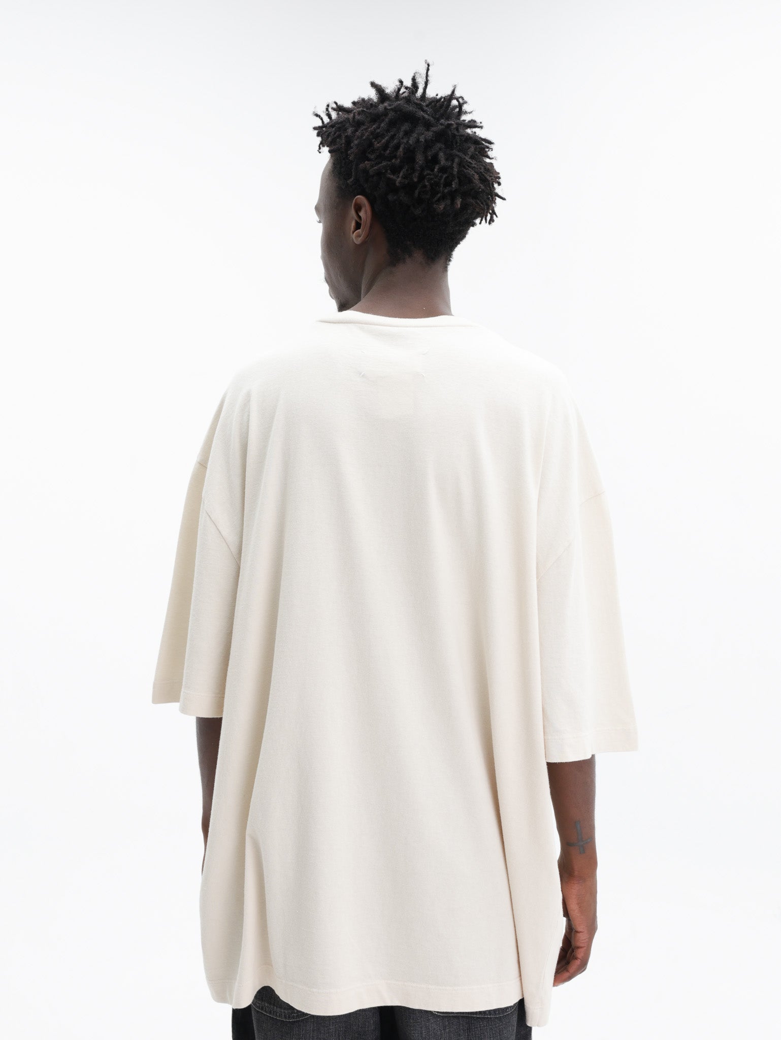 Maison Margiela Numerical Logo T-shirt Ecru - AL Capone Premium