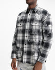 Purple Shirt Plaid Flannel Multi