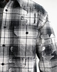 Purple Shirt Plaid Flannel Multi