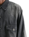 Maison Margiela Washed Trucker Denim Jacket Black