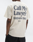Market T-Shirt Call My Lawyer Ecru