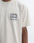 Market T-Shirt Call My Lawyer Ecru