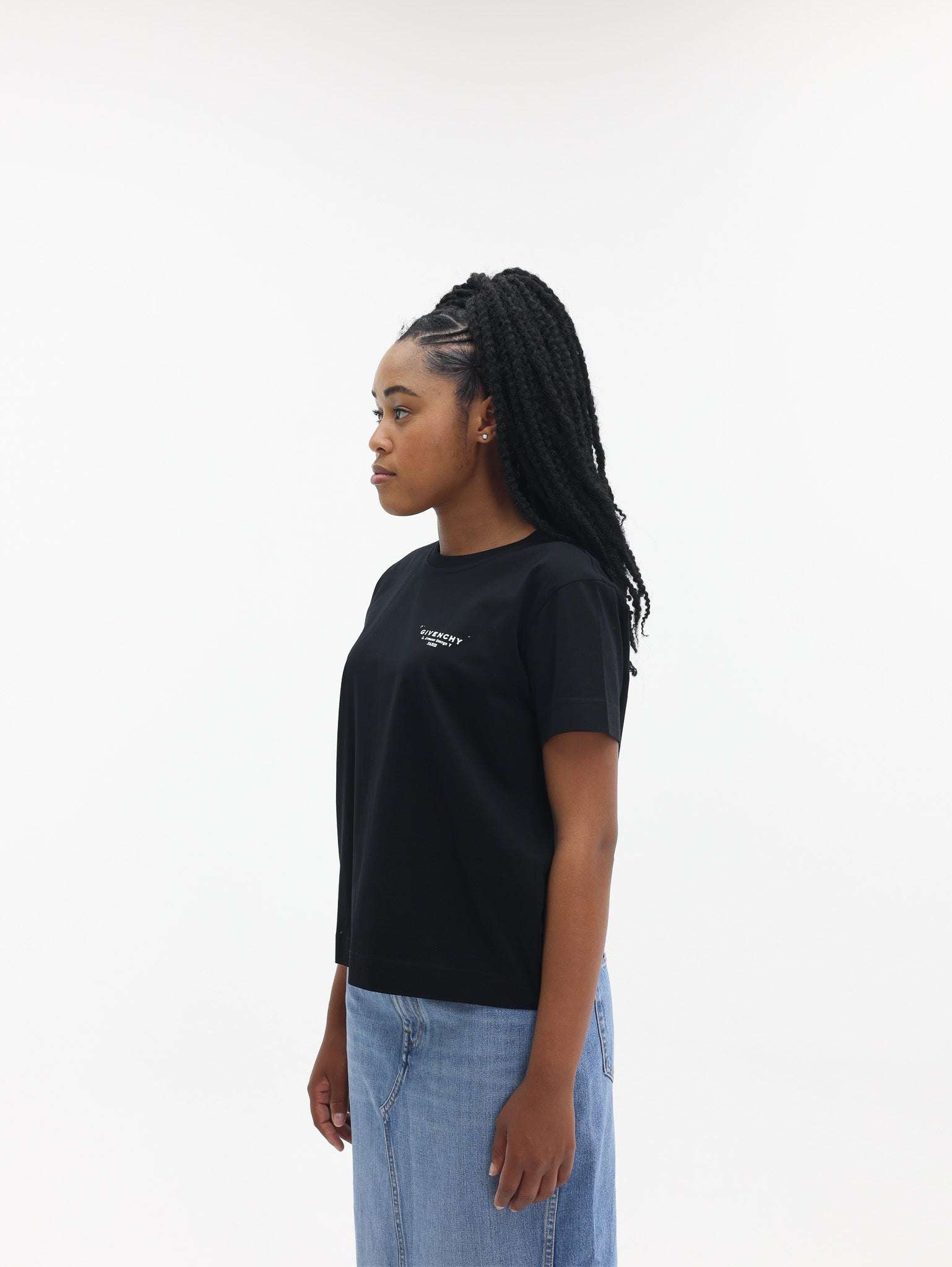 Givenchy T-Shirt Logo Black-AL Capone Premium